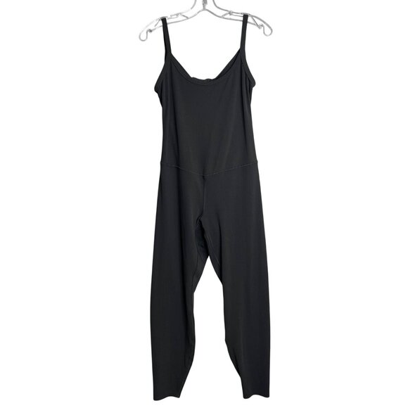 All In Motion Bodysuit Black‎ Womens XL Open Twist Back Ribbed Athleisure - Picture 1 of 9
